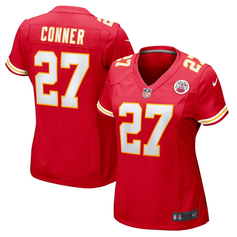 Chamarri Conner 27 Kansas City Chiefs Women's Game Jersey - Red JS3392 Saliibo