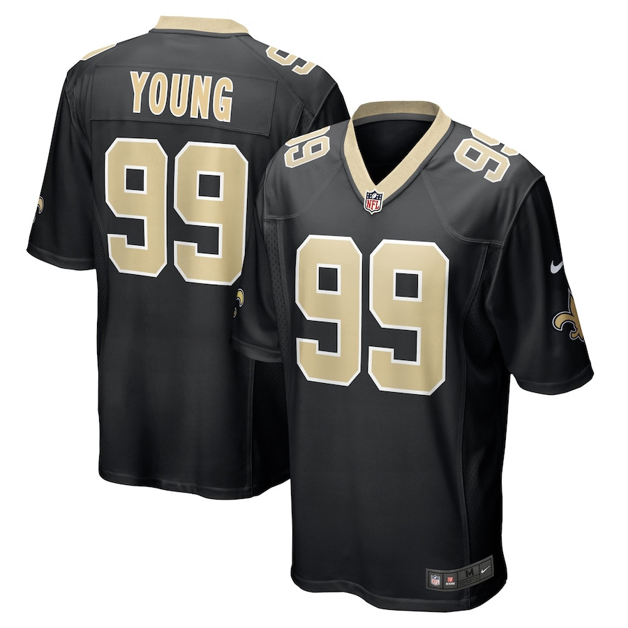 Chase Young 99 New Orleans Saints Game Men Jersey - Black JS1689 Saliibo