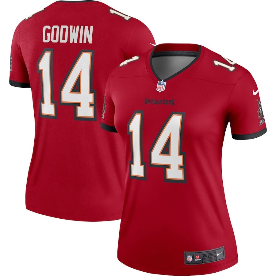 Chris Godwin 14 Tampa Bay Buccaneers Women Legend Jersey - Red JS5774 Saliibo