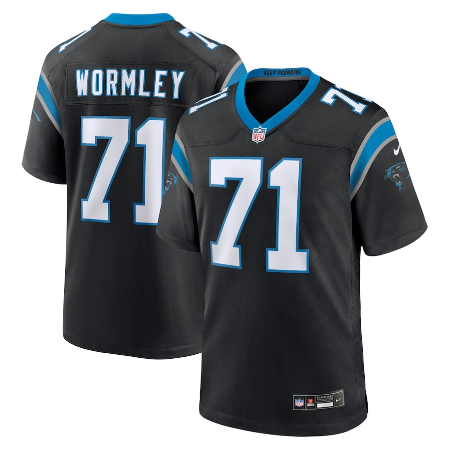 Chris Wormley 71 Carolina Panthers Game Men Jersey - Black JS4325 Saliibo