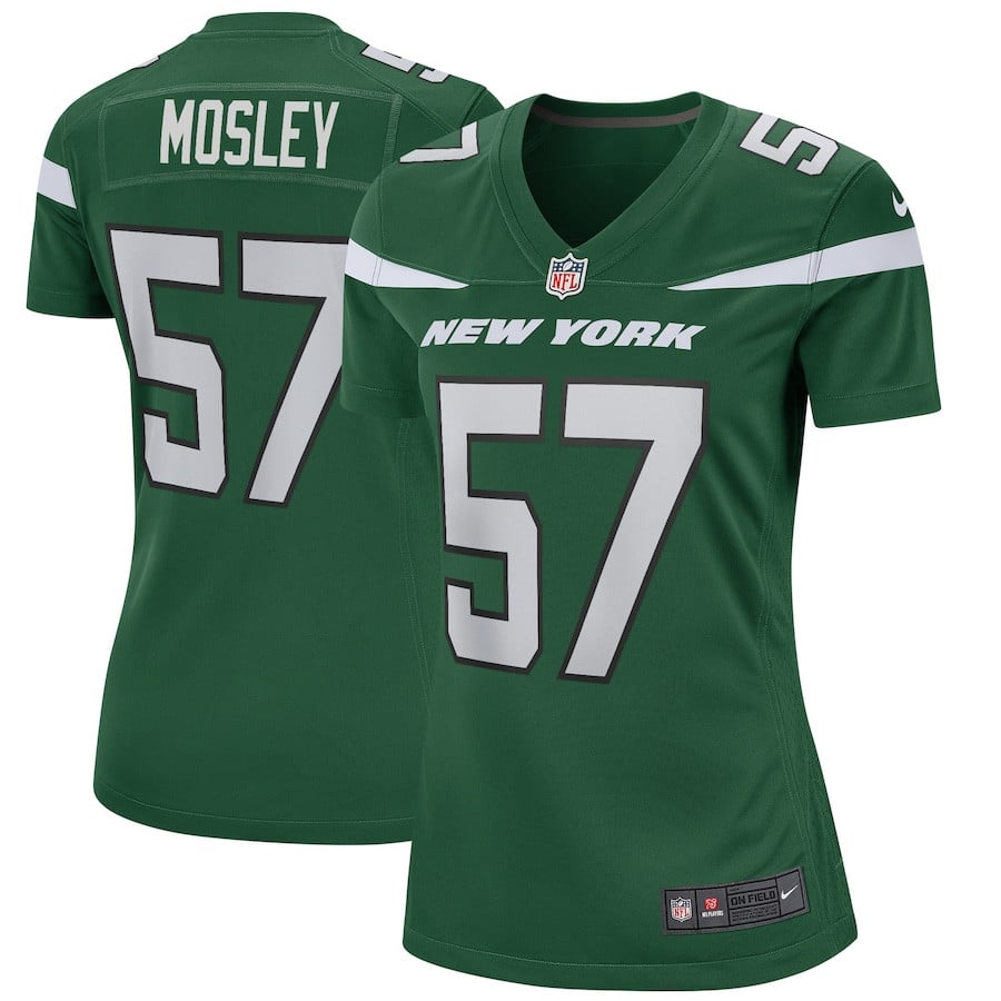 C.J. Mosley 57 New York Jets Women Jersey - Green JS1697 Saliibo