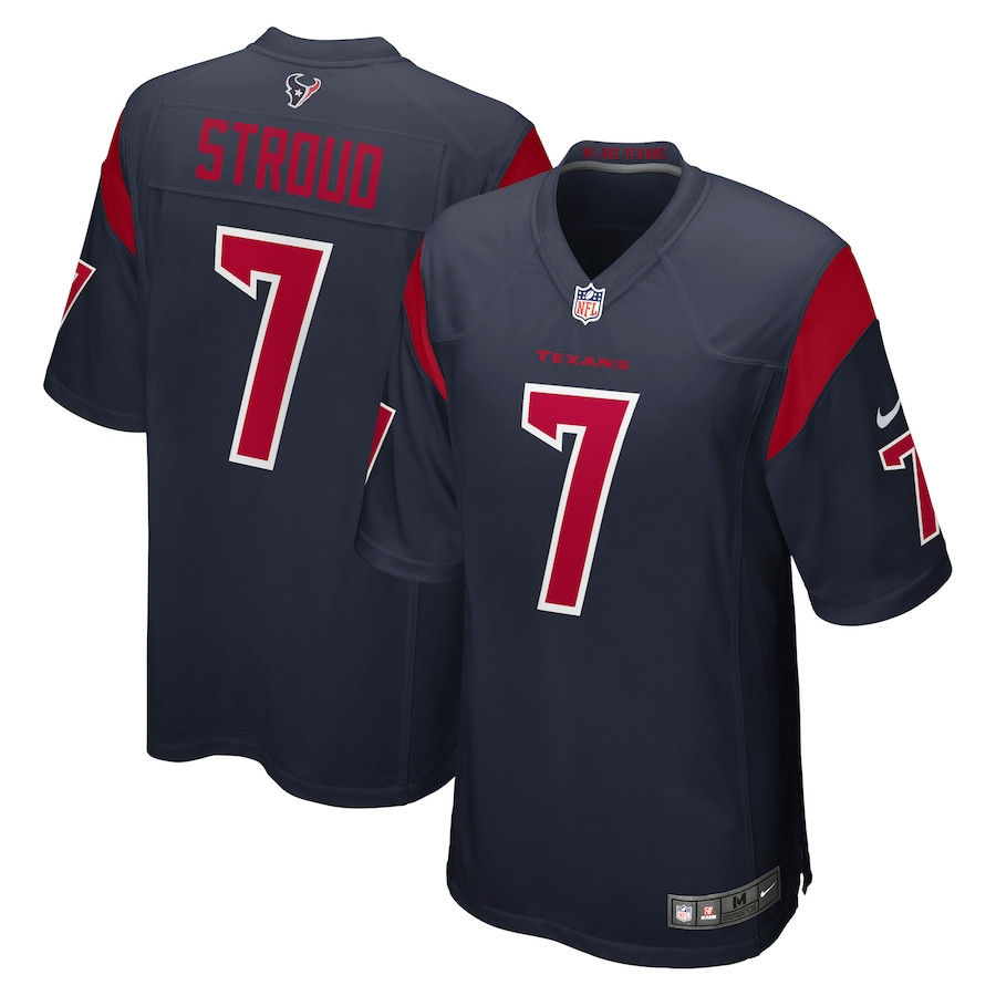 C.J. Stroud 7 Houston Texans Alternate Game Men Jersey - Navy JS1295 Saliibo