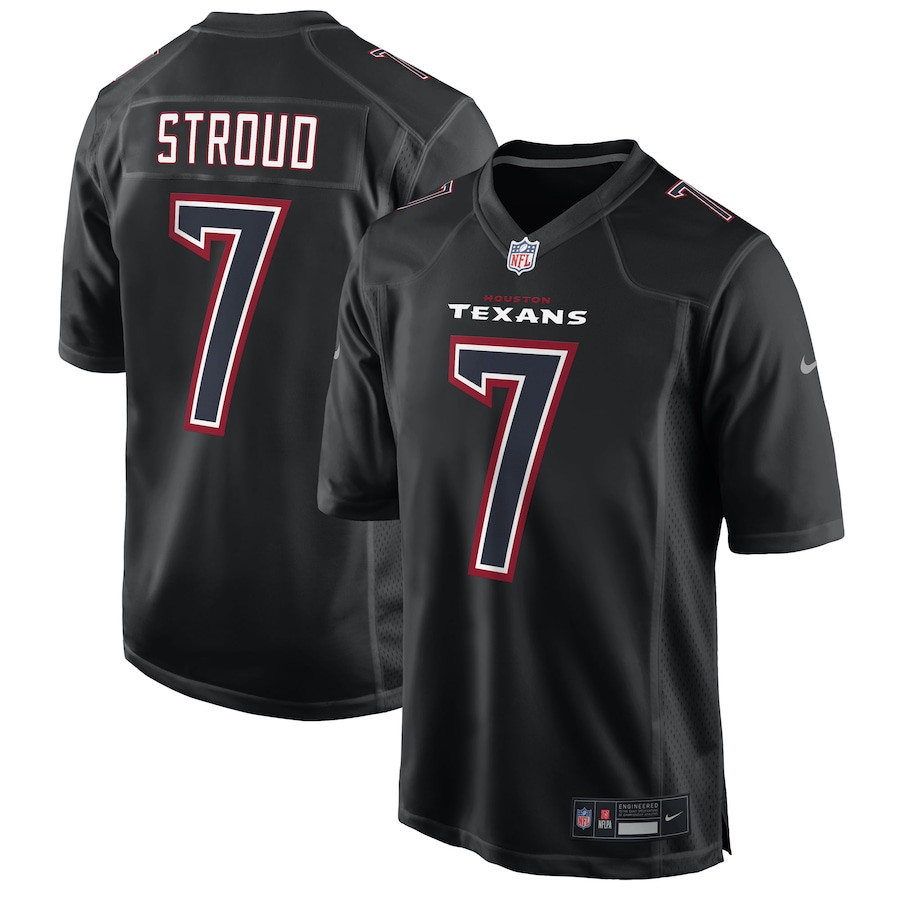 C.J. Stroud 7 Houston Texans Fashion Game Men Jersey - Black JS4578 Saliibo