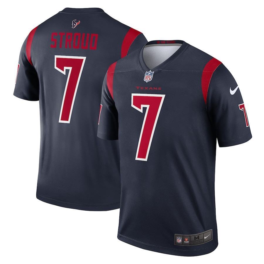 C.J. Stroud 7 Houston Texans Legend Men Jersey - Navy JS3698 Saliibo