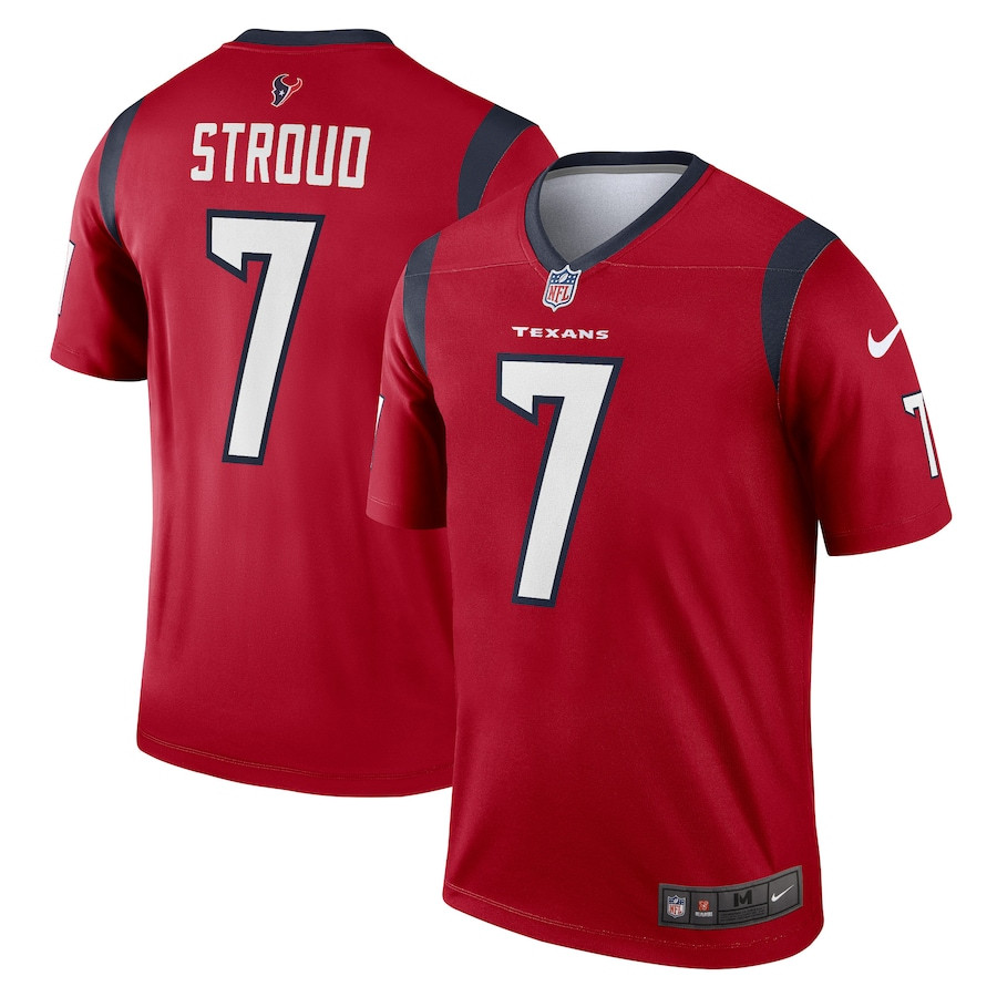 C.J. Stroud 7 Houston Texans Legend Men Jersey - Red JS4467 Saliibo