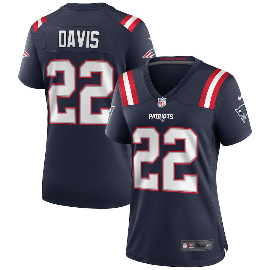 Cody Davis 22 New England Patriots Women Game Jersey - Navy JS9141 Saliibo