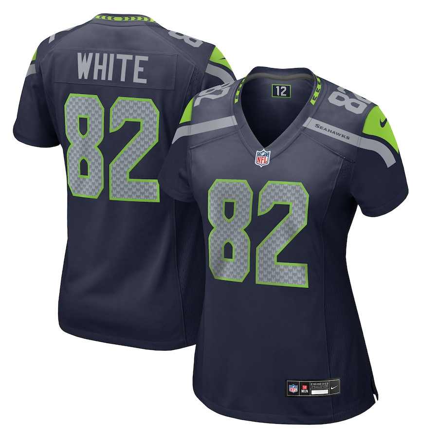 Cody White 82 Seattle Seahawks Game Women Jersey - College Navy JS5138 Saliibo