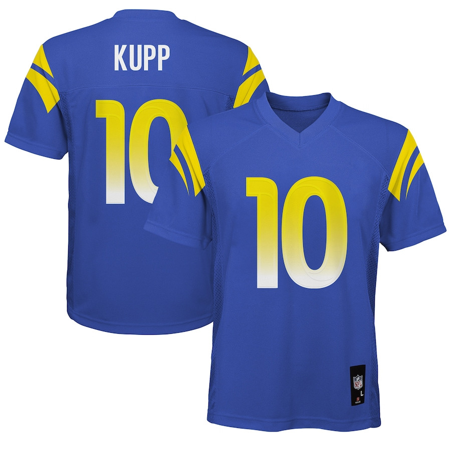 Cooper Kupp 10 Los Angeles Rams YOUTH Jersey - Royal JS9020 Saliibo