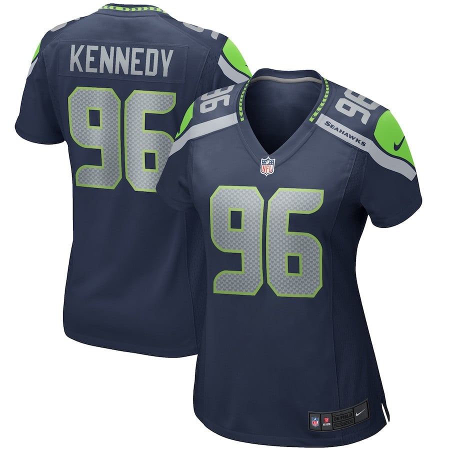 Cortez Kennedy 96 Seattle Seahawks Women Game Retired Jersey - College Navy JS7128 Saliibo