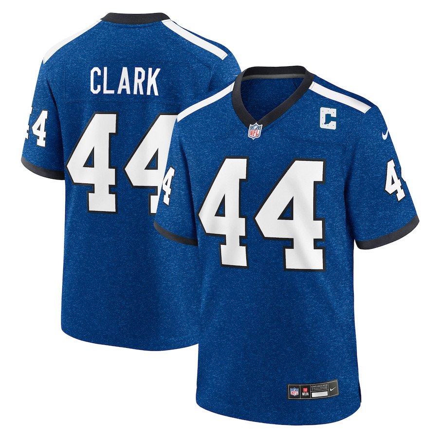 Dallas Clark 44 Indianapolis Colts Indiana Nights Alternate Game Men Jersey - Royal JS5099 Saliibo