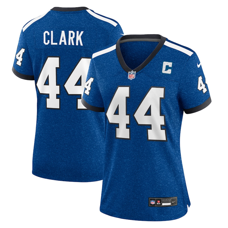 Dallas Clark 44 Indianapolis Colts Women's Indiana Nights Alternate Game Jersey - Royal JS8618 Saliibo