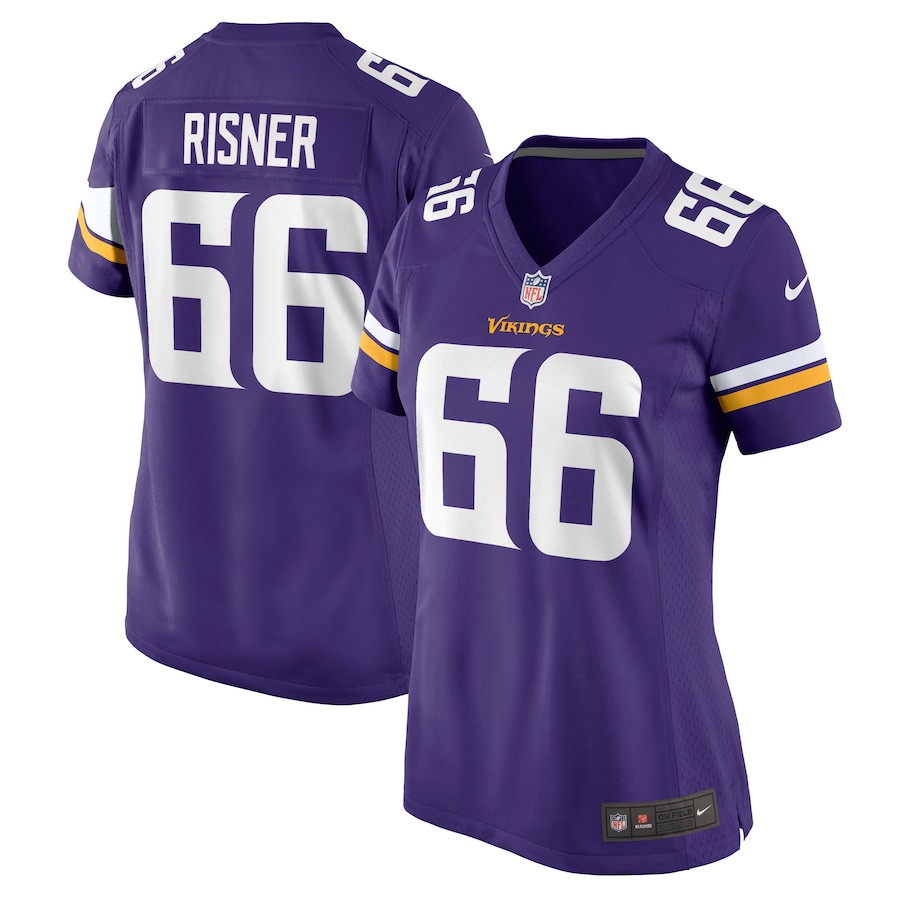 Dalton Risner 66 Minnesota Vikings Women's Game Jersey - Purple JS8340 Saliibo