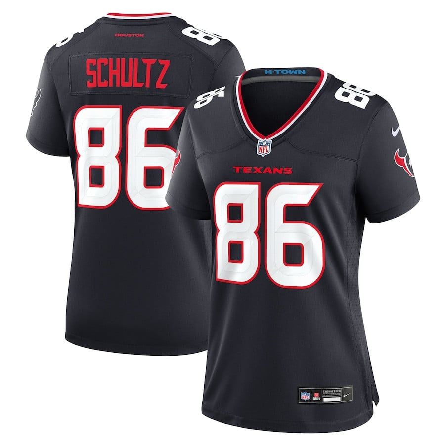 Dalton Schultz 86 Houston Texans Women's Team Game Jersey - Navy JS8916 Saliibo