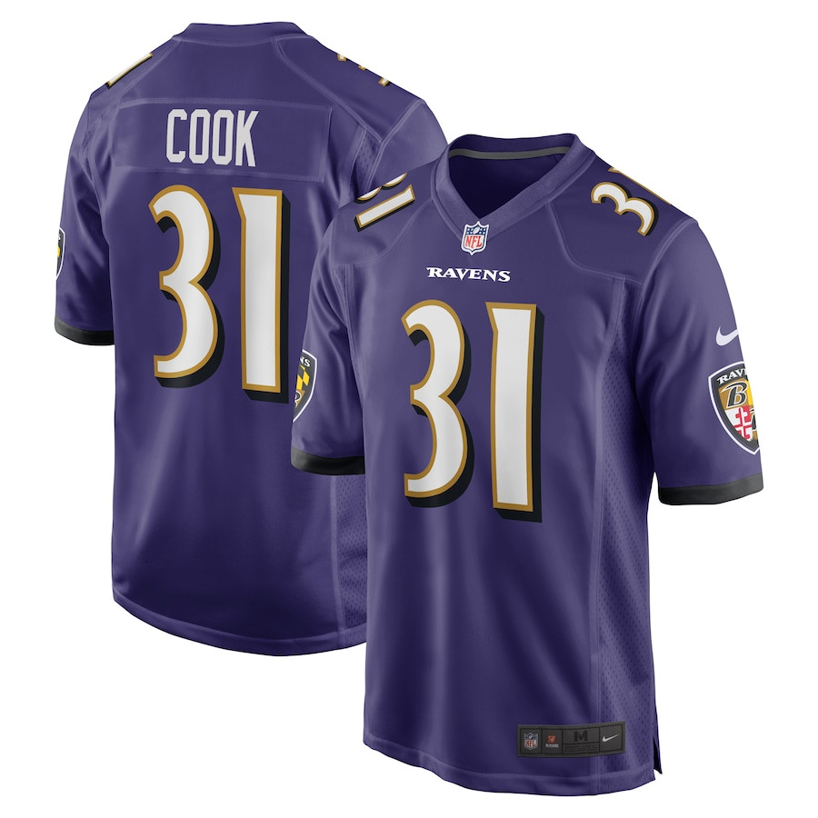 Dalvin Cook 31 Baltimore Ravens Game Men Jersey - Purple JS3516 Saliibo