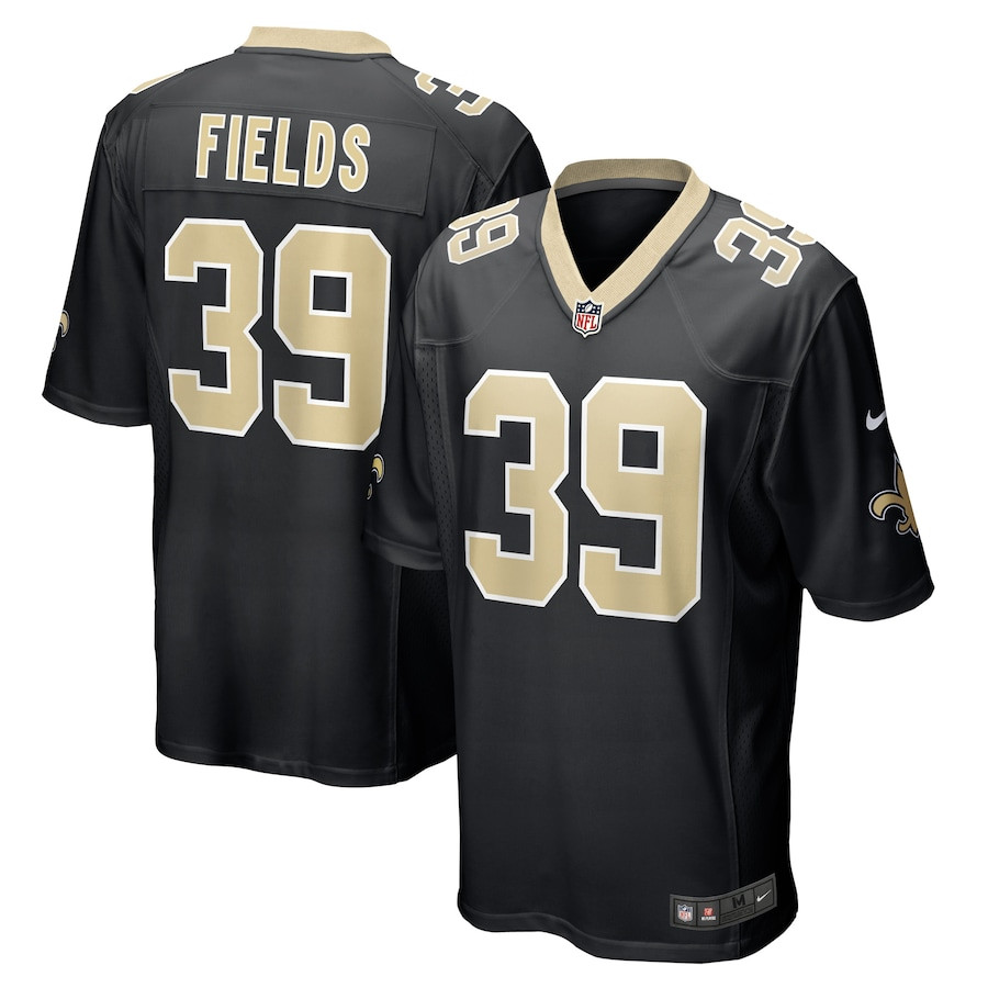 DaMarcus Fields 39 New Orleans Saints Game Men Jersey - Black JS7183 Saliibo