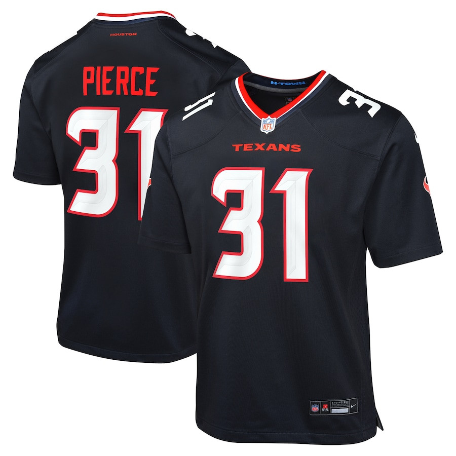Dameon Pierce 31 Houston Texans Youth Game Jersey - Navy JS3544 Saliibo