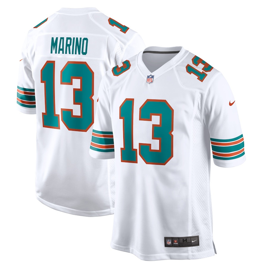 Dan Marino 13 Miami Dolphins Men Retired Jersey - White JS8599 Saliibo