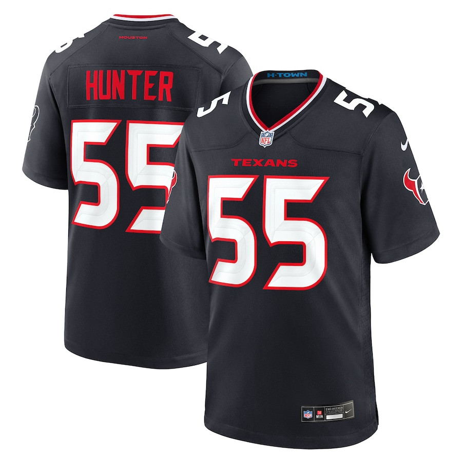 Danielle Hunter 55 Houston Texans Team Game Men Jersey - Navy JS5667 Saliibo