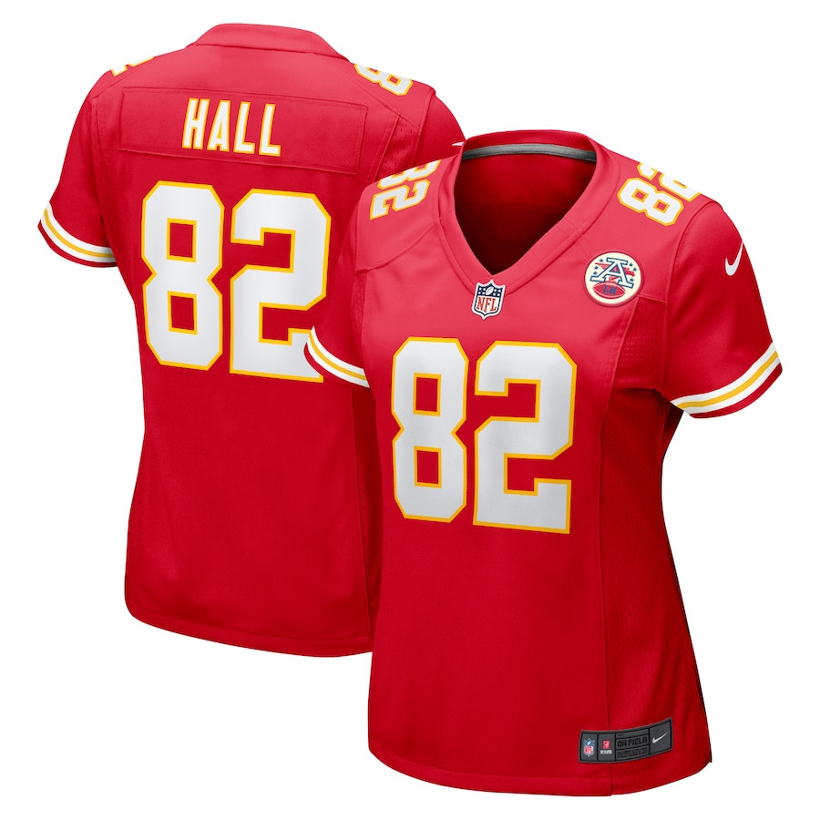 Dante Hall 82 Kansas City Chiefs Women's Retired Game Jersey - Red JS7501 Saliibo