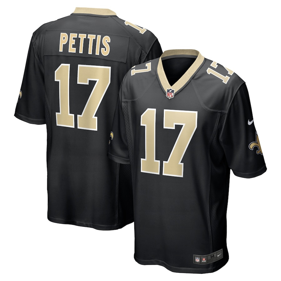Dante Pettis 17 New Orleans Saints Game Men Jersey - Black JS7964 Saliibo