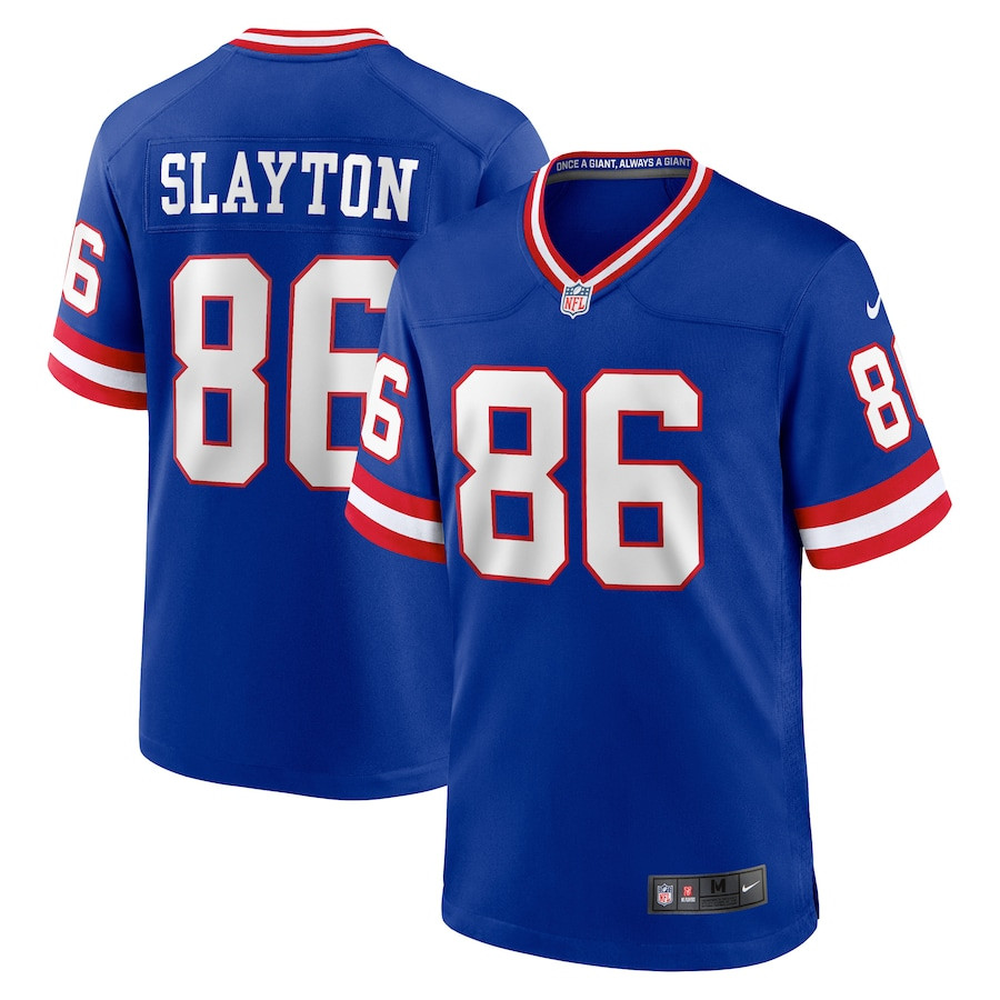 Darius Slayton 86 New York Giants Men Classic Game Jersey - Royal JS1256 Saliibo