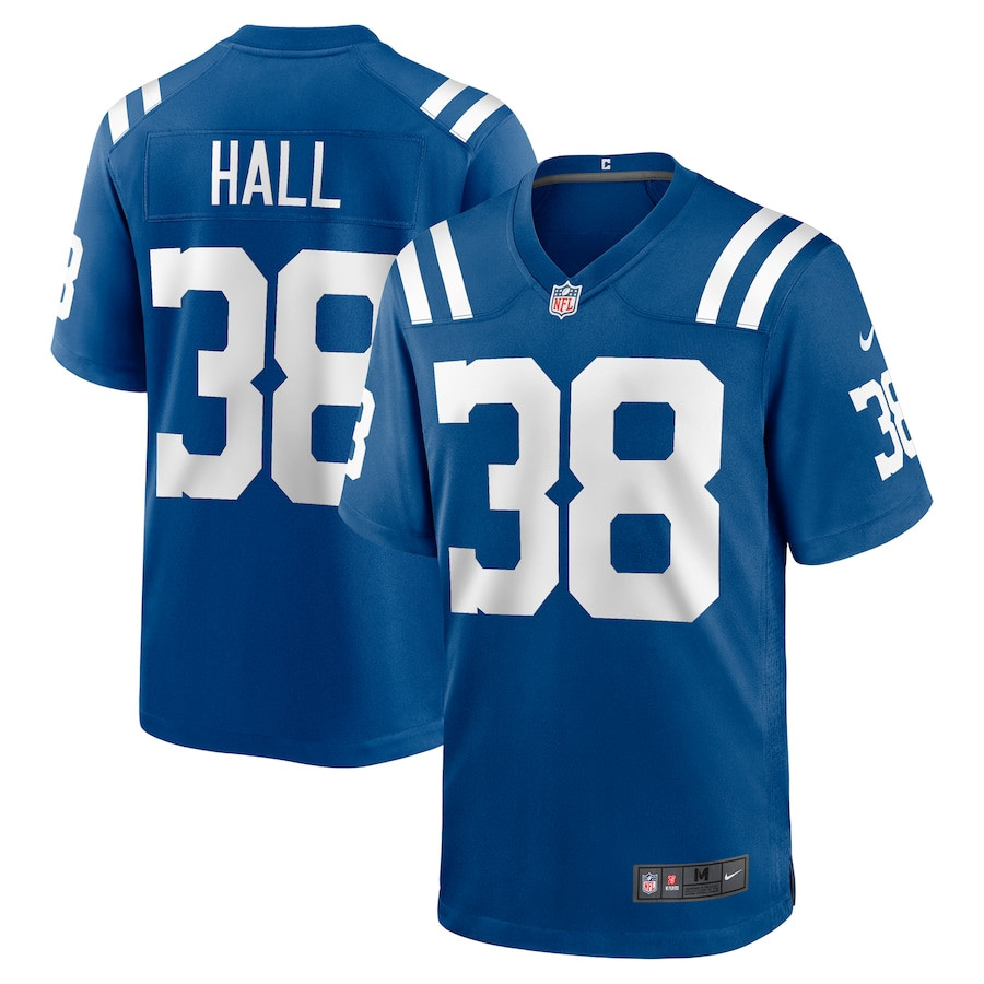 Darren Hall 38 Indianapolis Colts Game Men Jersey - Royal JS9485 Saliibo