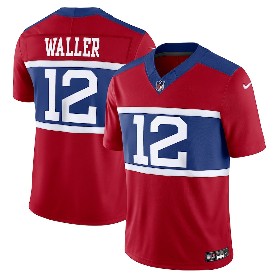 Darren Waller 12 New York Giants Alternate Vapor F.U.S.E. Retired Player Limited Jersey - Century Red JS6599 Saliibo