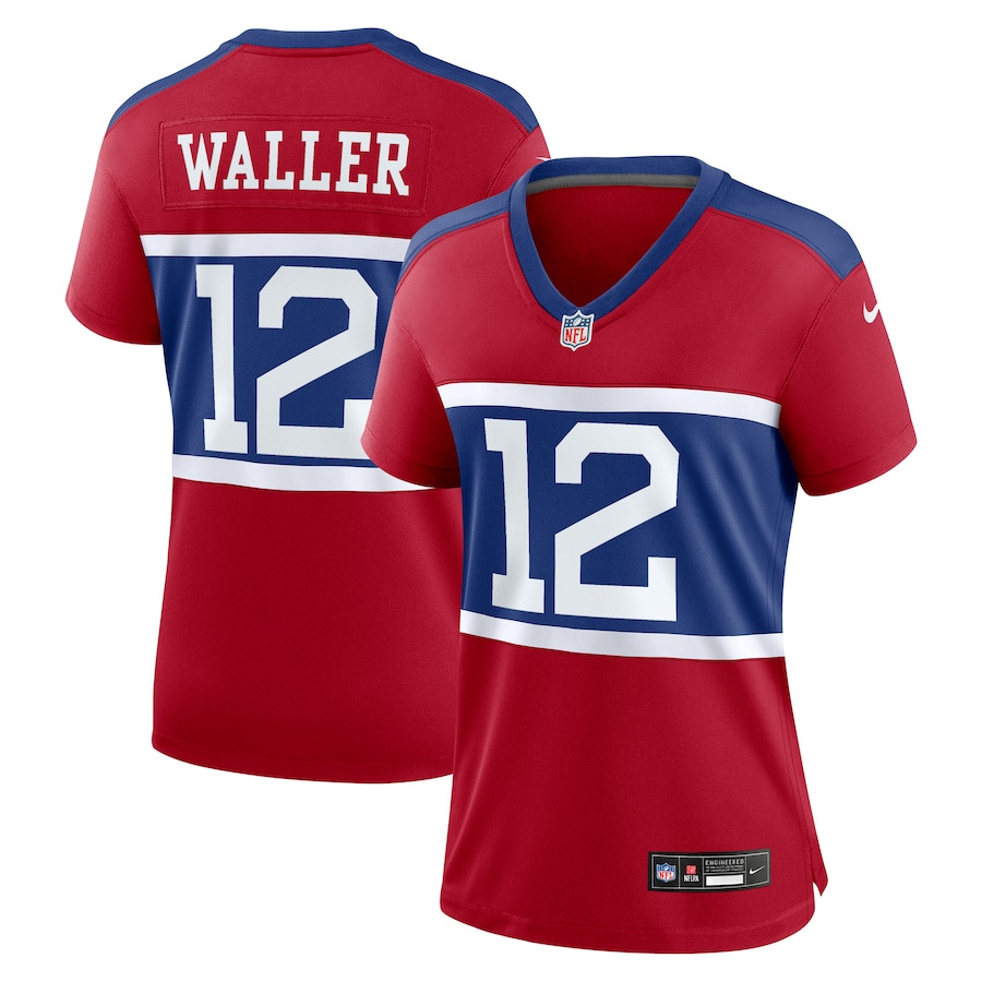 Darren Waller 12 New York Giants Women's Alternate Retired Player Game Jersey - Century Red JS6274 Saliibo