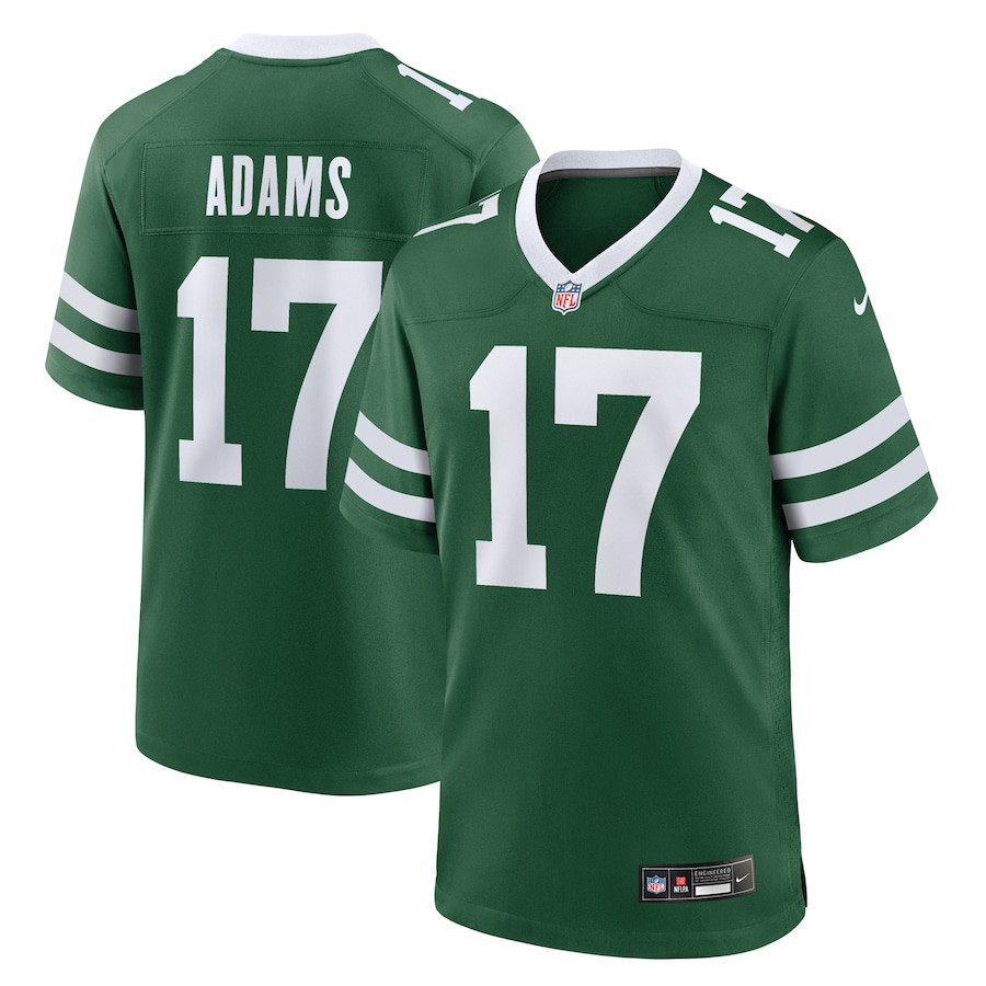Davante Adams 17 New York Jets Alternate Game Jersey - Legacy Green, Men JS1643 Saliibo