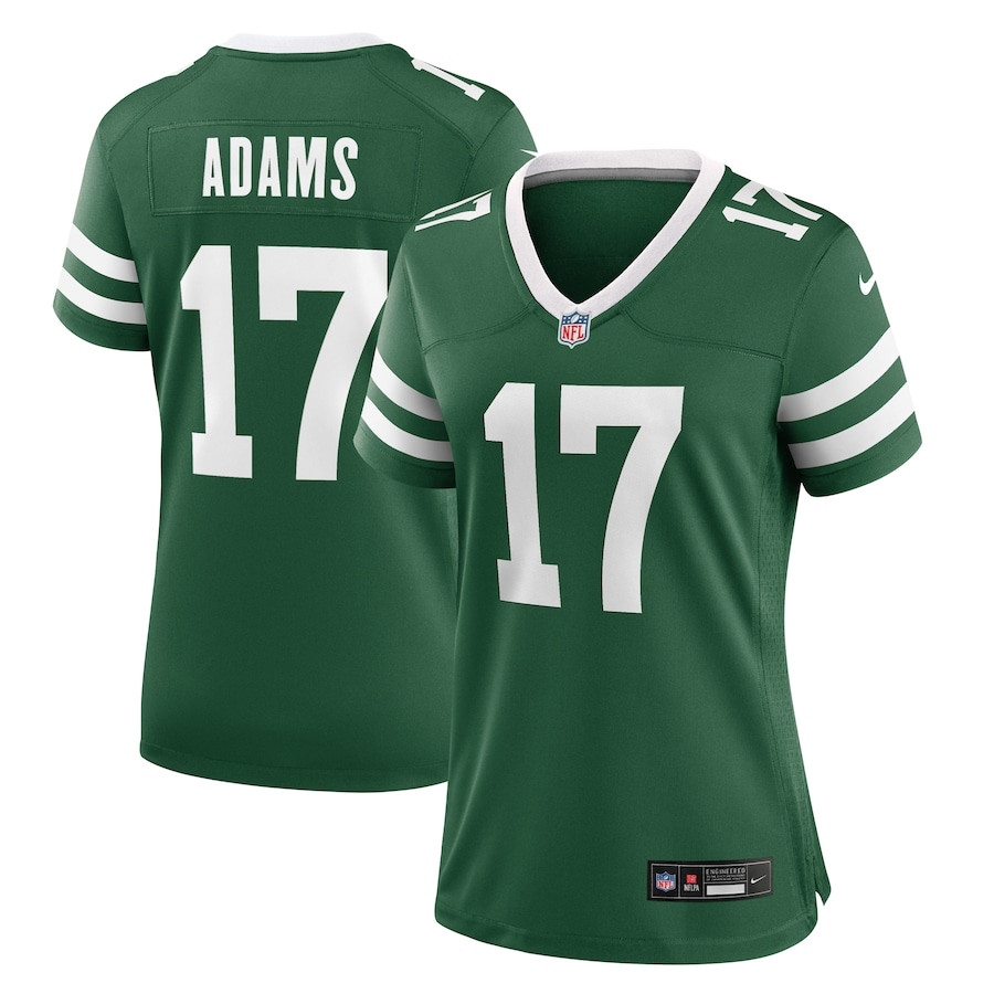 Davante Adams 17 New York Jets Women's Alternate Game Jersey - Legacy Green JS3011 Saliibo