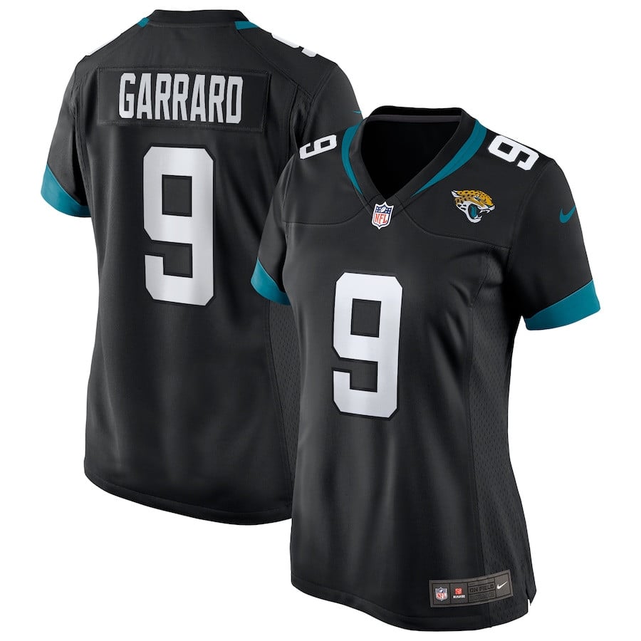 David Garrard 9 Jacksonville Jaguars Women Game Retired Jersey - Black JS8175 Saliibo
