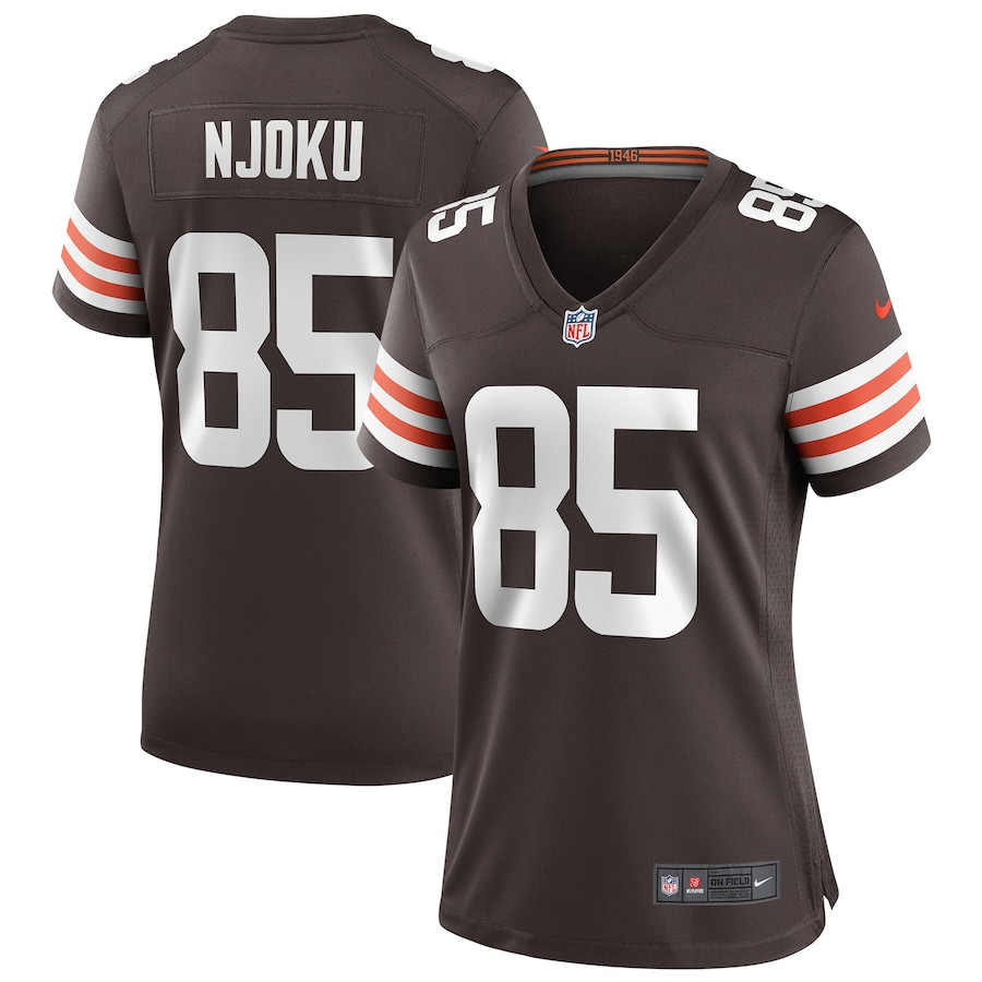 David Njoku 85 Cleveland Browns Game Women Jersey - Brown JS4577 Saliibo