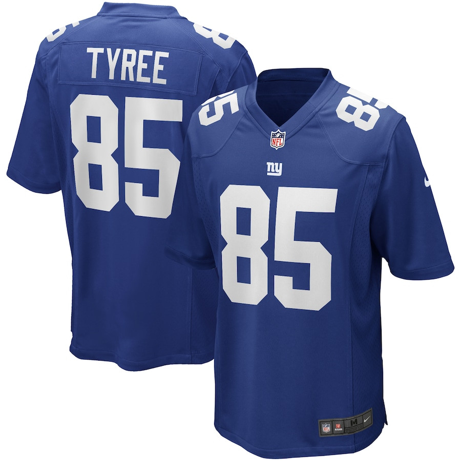 David Tyree 85 New York Giants Men Game Retired Jersey - Royal JS8067 Saliibo