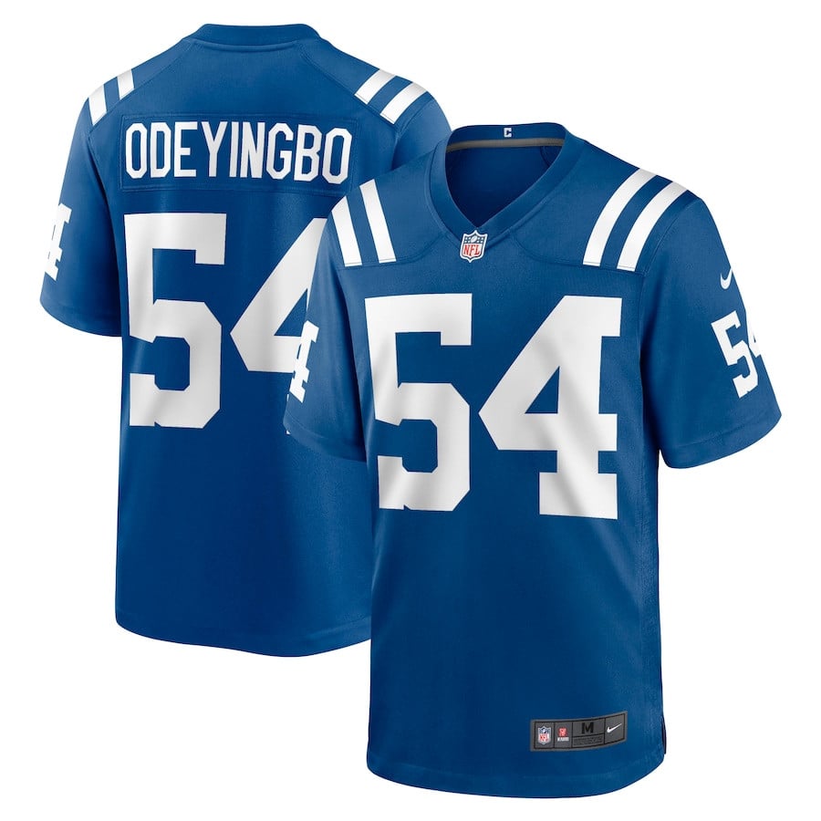 Dayo Odeyingbo 54 Indianapolis Colts Men Game Jersey - Royal JS9348 Saliibo