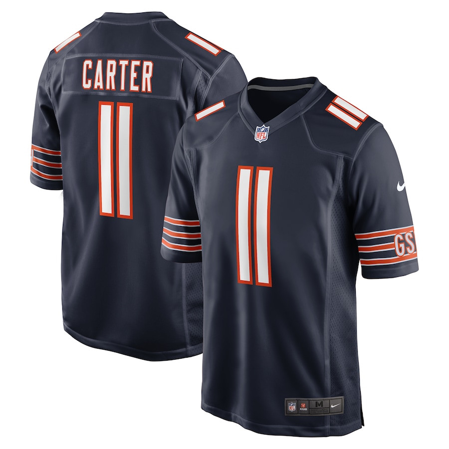 DeAndre Carter 11 Chicago Bears Game Men Jersey - Navy JS7211 Saliibo