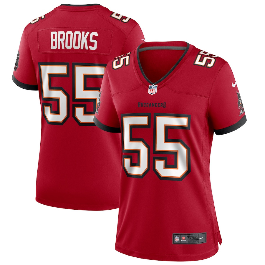 Derrick Brooks 55 Tampa Bay Buccaneers Women Game Retired Jersey - Red JS5110 Saliibo