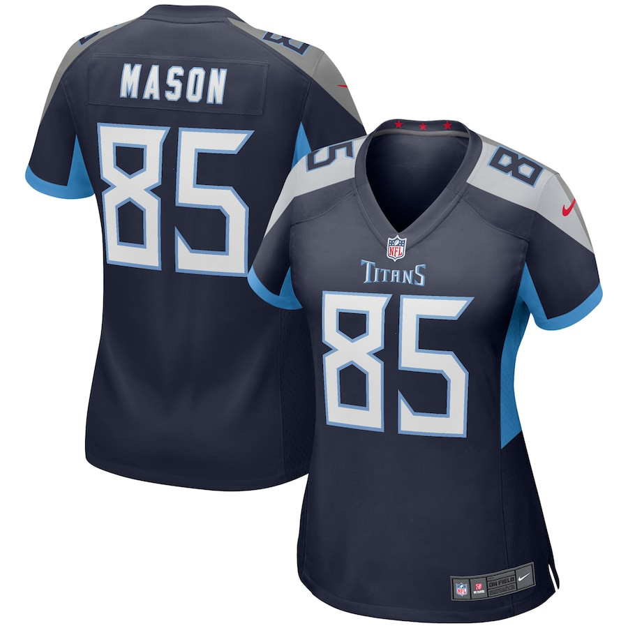 Derrick Mason 85 Tennessee Titans Women Game Retired Jersey - Navy JS5590 Saliibo