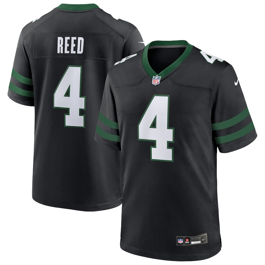 D.J. Reed 4 New York Jets Alternate Game Men Jersey - Legacy Black JS2648 Saliibo