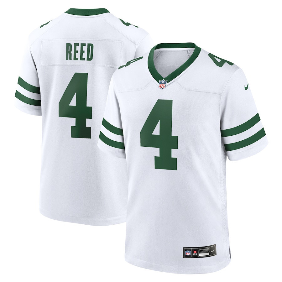D.J. Reed 4 New York Jets Game Jersey - Men, Legacy White JS9540 Saliibo