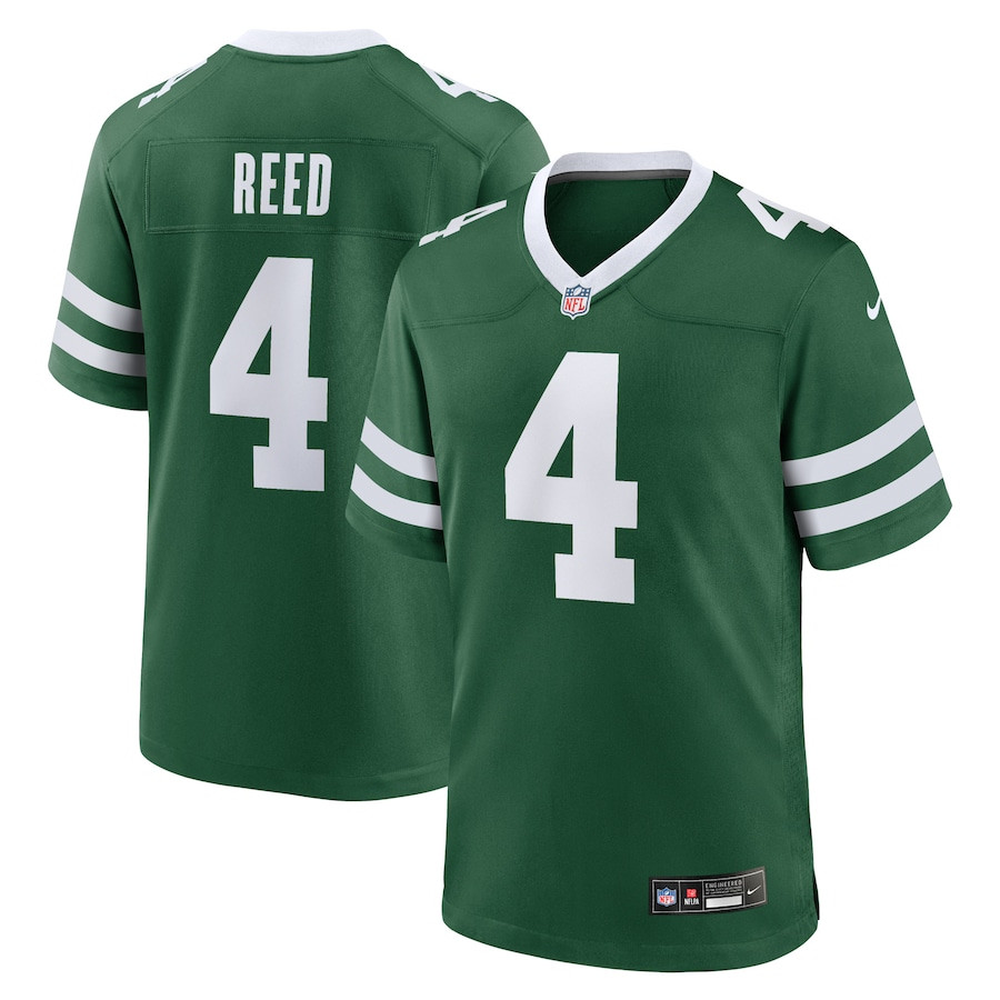 D.J. Reed 4 New York Jets Game Men Jersey - Legacy Green JS9404 Saliibo