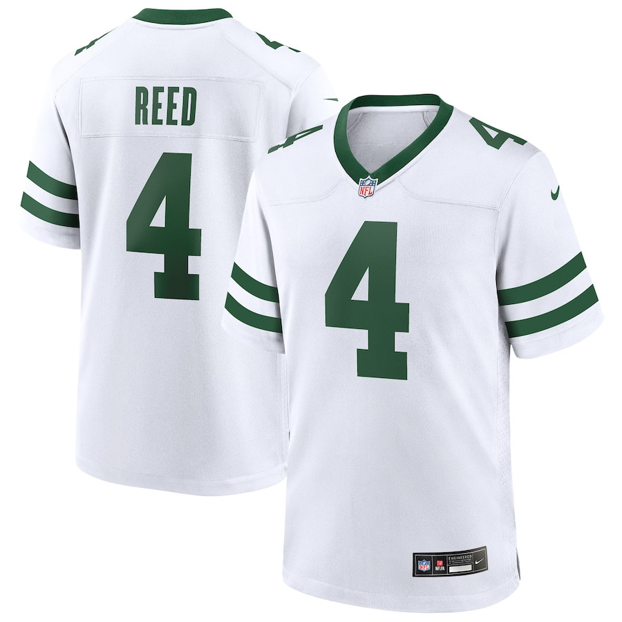 D.J. Reed 4 New York Jets Game Men Jersey - Legacy White JS4591 Saliibo