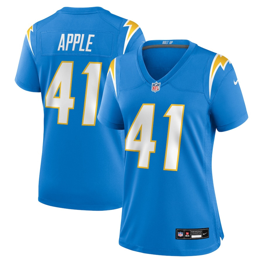 Eli Apple 41 Los Angeles Chargers Women's Game Jersey - Powder Blue JS8673 Saliibo