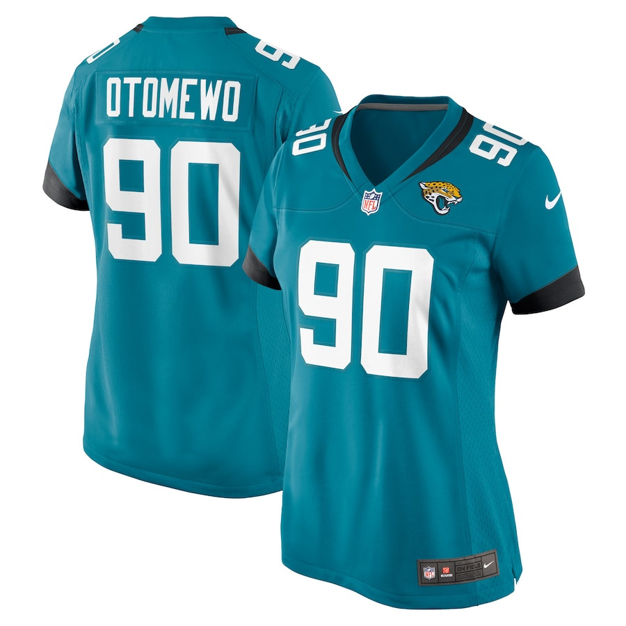 Esezi Otomewo 90 Jacksonville Jaguars Women's Game Jersey - Teal JS2500 Saliibo