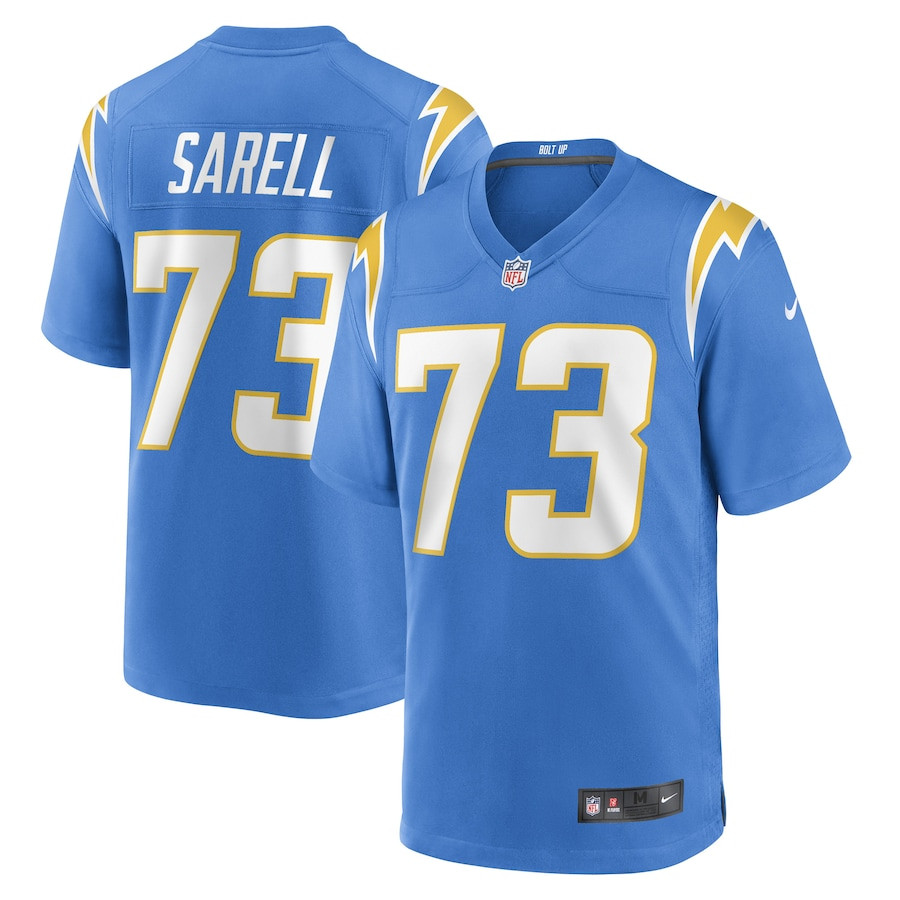 Foster Sarell 73 Los Angeles Chargers Team Game Men Jersey - Powder Blue JS7184 Saliibo