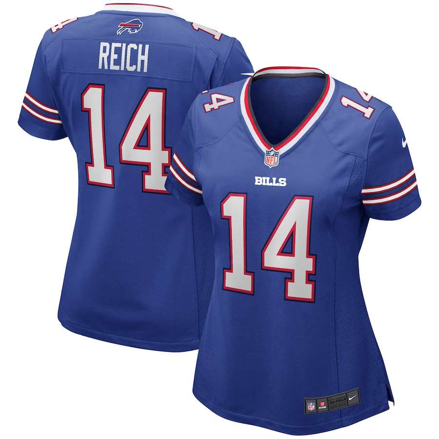Frank Reich 14 Buffalo Bills Women Game Retired Jersey - Royal JS4553 Saliibo