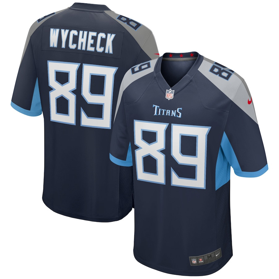 Frank Wycheck 89 Tennessee Titans Men Game Retired Jersey - Navy JS6959 Saliibo
