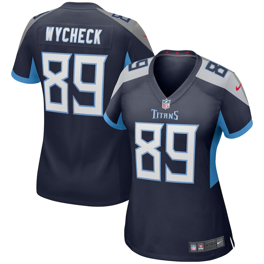 Frank Wycheck 89 Tennessee Titans Women Game Retired Jersey - Navy JS8758 Saliibo