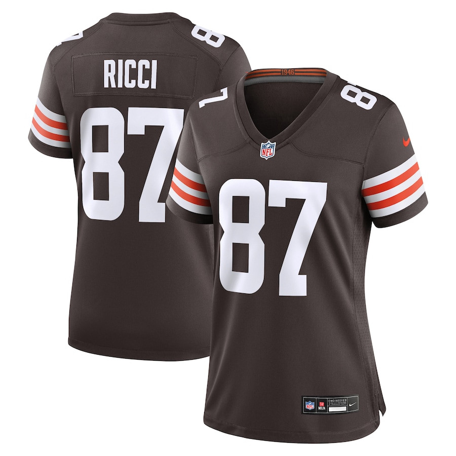 Giovanni Ricci 87 Cleveland Browns Women's Game Jersey - Brown JS7522 Saliibo