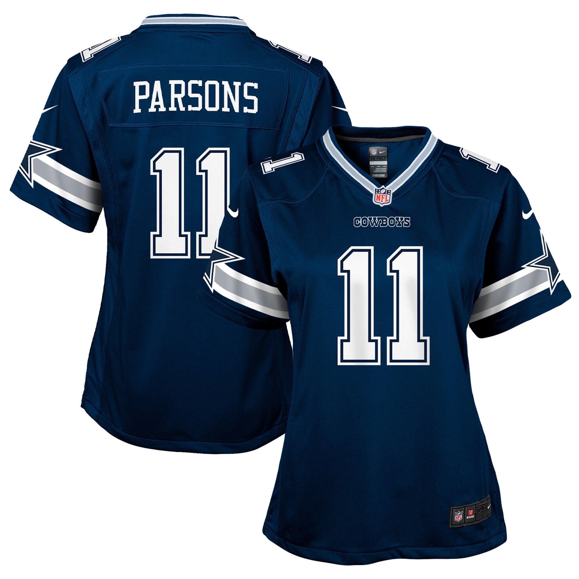 Girls Youth Dallas Cowboys Micah Parsons Navy Game Jersey JS6753 Saliibo
