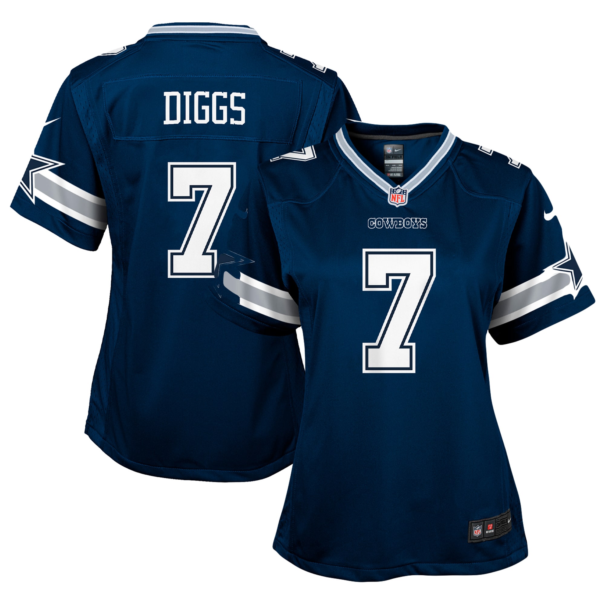Girls Youth Dallas Cowboys Trevon Diggs Navy Game Jersey JS3845 Saliibo